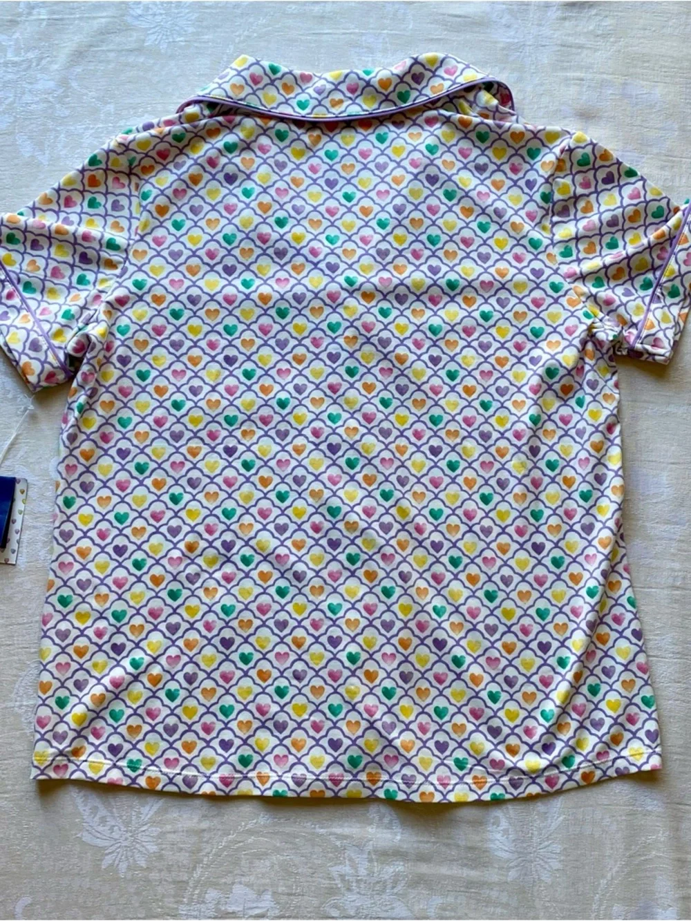 Roller Rabbit X Target Geo Hearts Short Pajama Set NWT - Picture 6 of 16